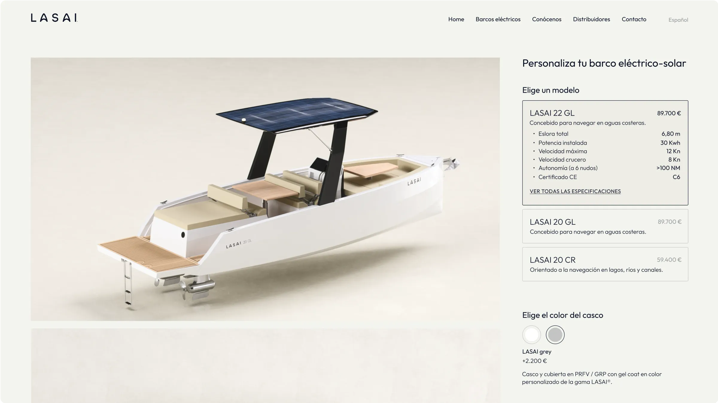 Lasai web configurador
